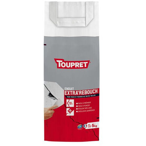 Relleno de polvo 'Extra' Rebouch TOUPRET 5kg blanco