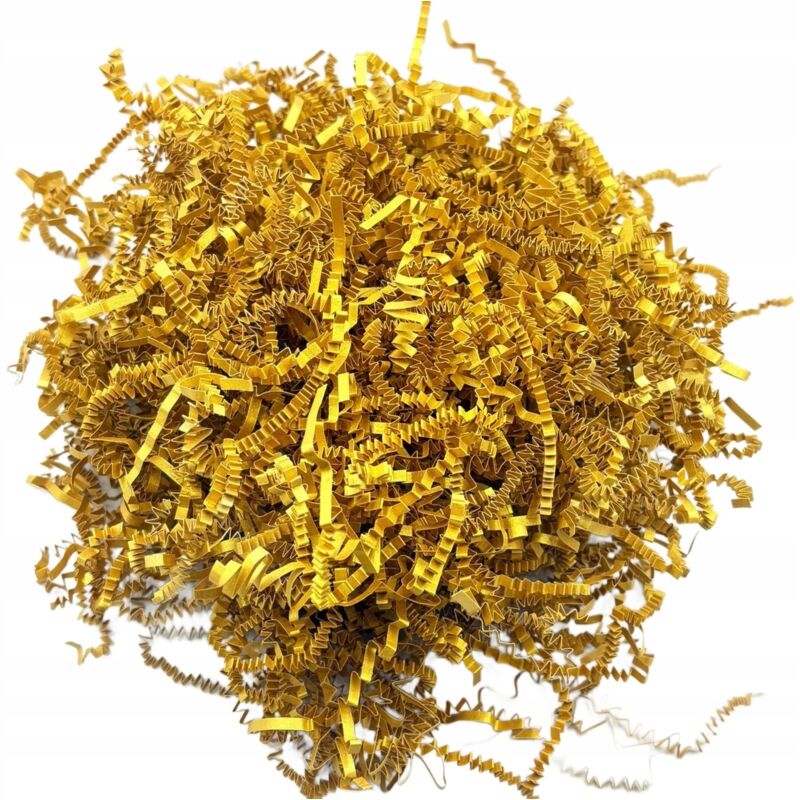 Relleno para Paquetes de Regalo Papel Decorativo Dorado 1kg