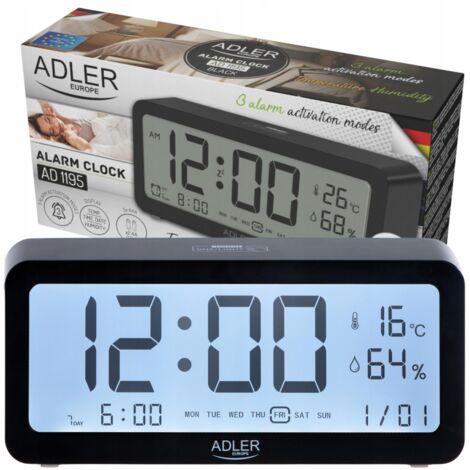 RELOJ ADLER  NEGRO  AD1195B