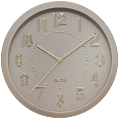 Reloj Alizee beige medio D30cm - Atmosphera créateur d'intérieur