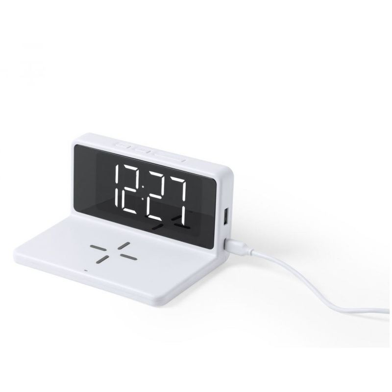 

RELOJ CARGADOR MINFLY Blanco