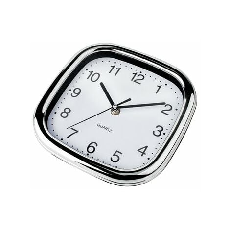 Reloj De Pared De Cocina Con Cubiertos Plata Y Blanco 20 Cms