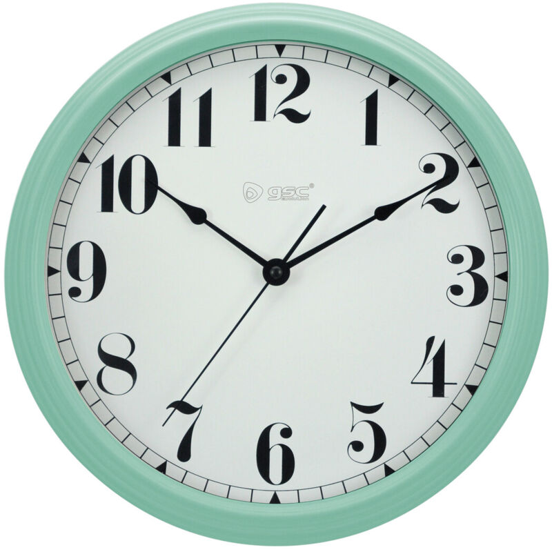 

Reloj de pared vintage verde mint ø33,4cm ( 405005003) - GSC