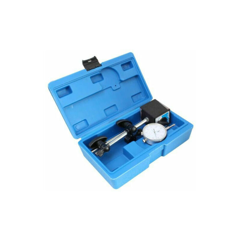 

reloj comparador con base magnetica imantada con estuche de plastico