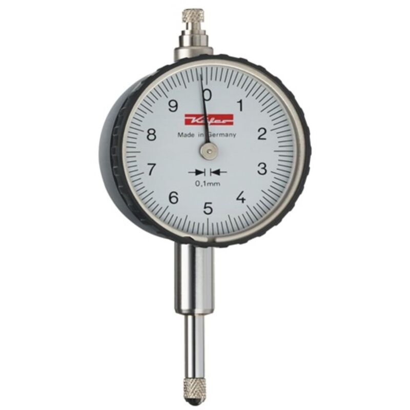 

Reloj comparador KM 10A 10 mm de longitud 0,1 mm con calibre KÄFER
