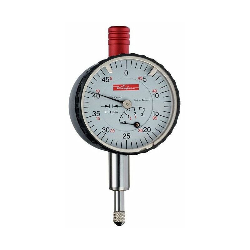 

Reloj comparador pequeño KM 6T de 3 mm de diámetro 0,01 mm o protección contra golpes con calibre BEETLE