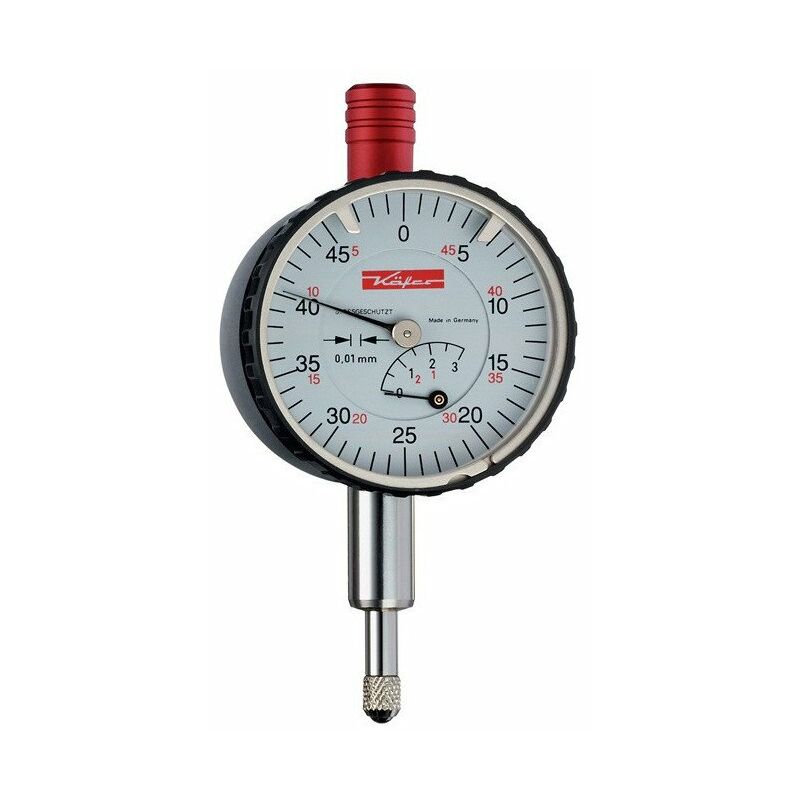 

Reloj comparador pequeño KM4 / 10TK-100 10 mm de diámetro 0,01 mm sin protección contra impactos con calibre BEETLE