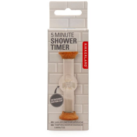 Reloj de arena para la ducha