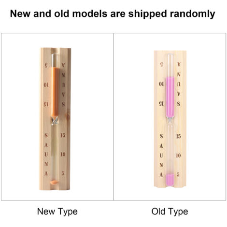 Reloj de arena para sauna y spa, temporizador de 15 minutos fabricado en madera para montaje en pared.