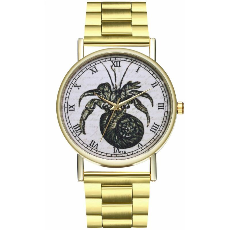 

Reloj de cuarzo Vintage Hermit Crab para hombre y mujer para accesorio de moda o regalo de cumpleanos T14 - Zhoulianfa