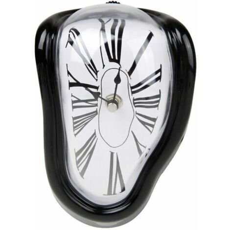 Reloj de Fusión Eterna, Salvador Dalí, Péndulo de Cuarzo con Números Arábigos, Silencioso, para Estantería, Mesa de Oficina
