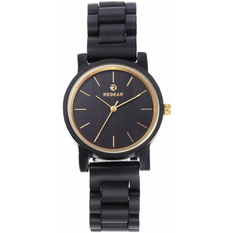 

Reloj de madera Reloj de madera Analogico de cuarzo Ultraligero Relojes informales de negocios Reloj de pulsera Conjunto de amantes para el y para