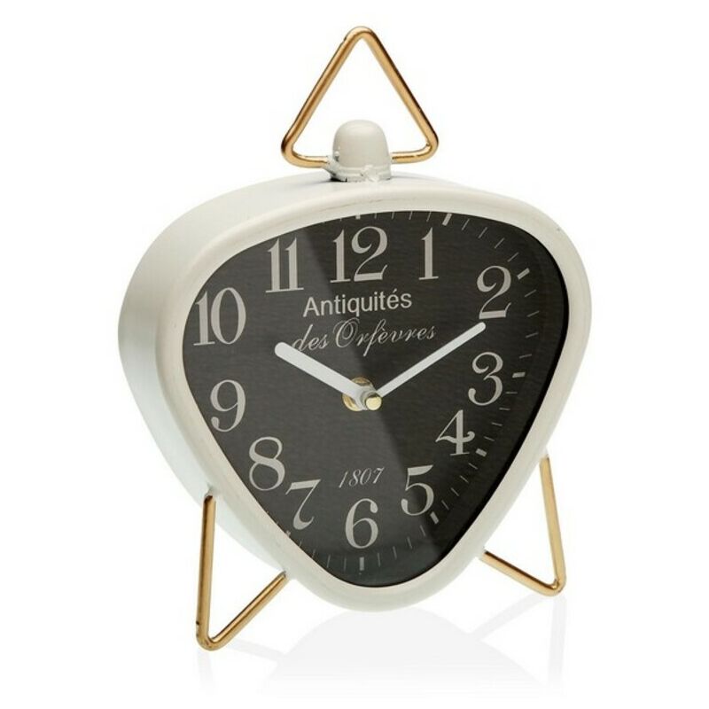 

Reloj de Mesa Blanco Metal (5,5 x 23 x 18,5 cm)