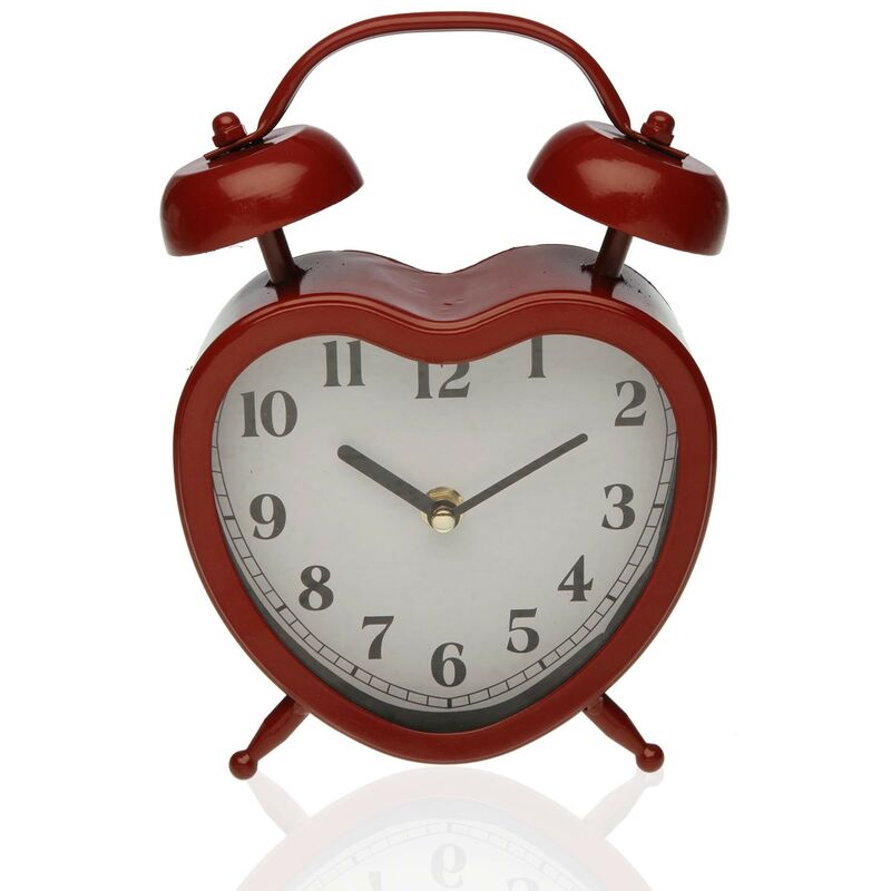 

Reloj de Mesa Corazón Metal