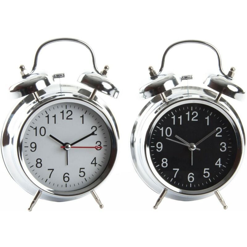 

Reloj de Mesa DKD Home Decor Clásico Metal (12 x 6 x 17 cm) (2 pcs)