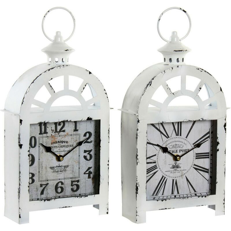 

Reloj de Mesa DKD Home Decor Tradicional Cristal Hierro (2 pcs) (21 x 8 x 41 cm)