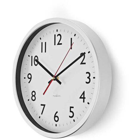 Reloj de pared 30 cm  Blanco