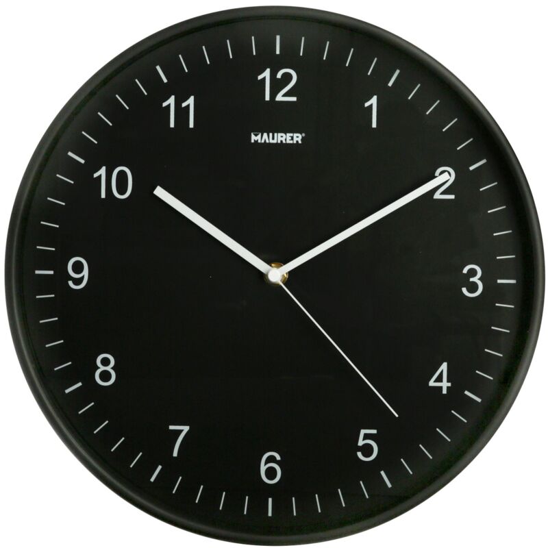 

Reloj de pared Ø 30 cm. color negro