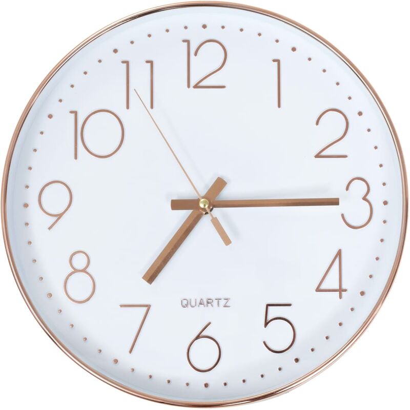 

Reloj de pared 30 cm rosa dorado
