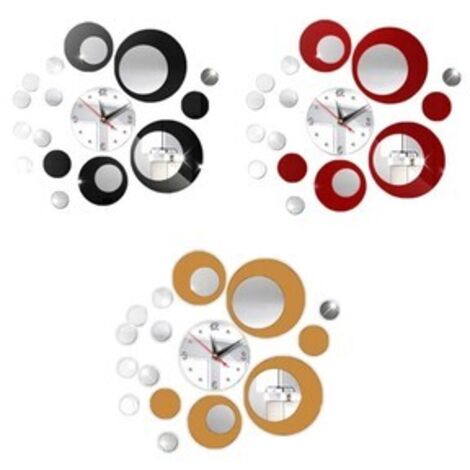 Reloj de pared acrílico combinado para sala de estar, cocina y dormitorio.