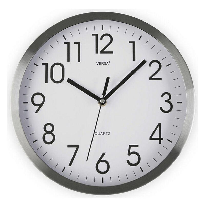 

Reloj de Pared Aluminio (4,1 x 30,5 x 30,5 cm)