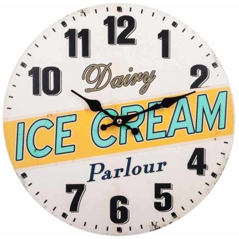 Reloj de pared blanco 34x34x3,8