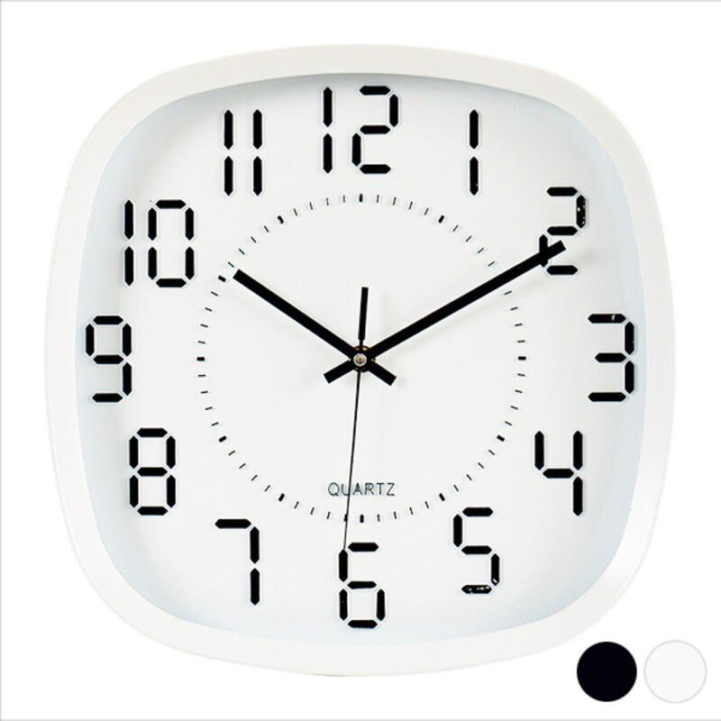 

Reloj de Pared Blanco Negro (31 x 4,5 x 31 cm)