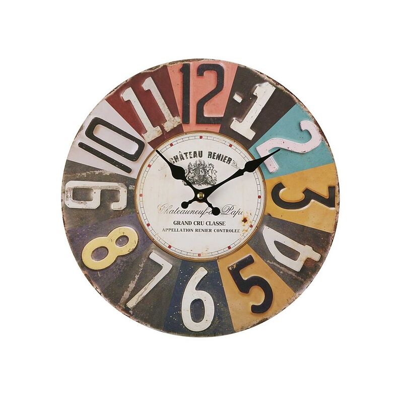 

Reloj de Pared Chateau Metal (5 x 28 x 28 cm)
