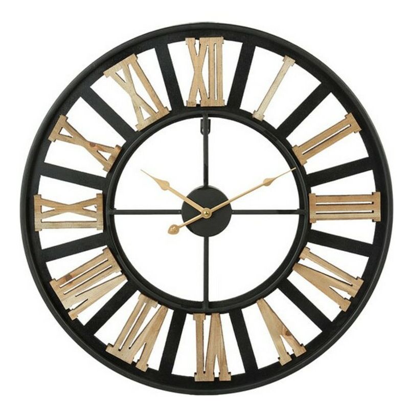 

Reloj de Pared Circular Negro (60 x 60 x 4 cm)