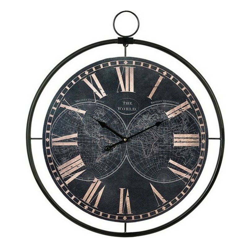 

Reloj de Pared Circular Negro (68 x 60 x 4,5 cm)