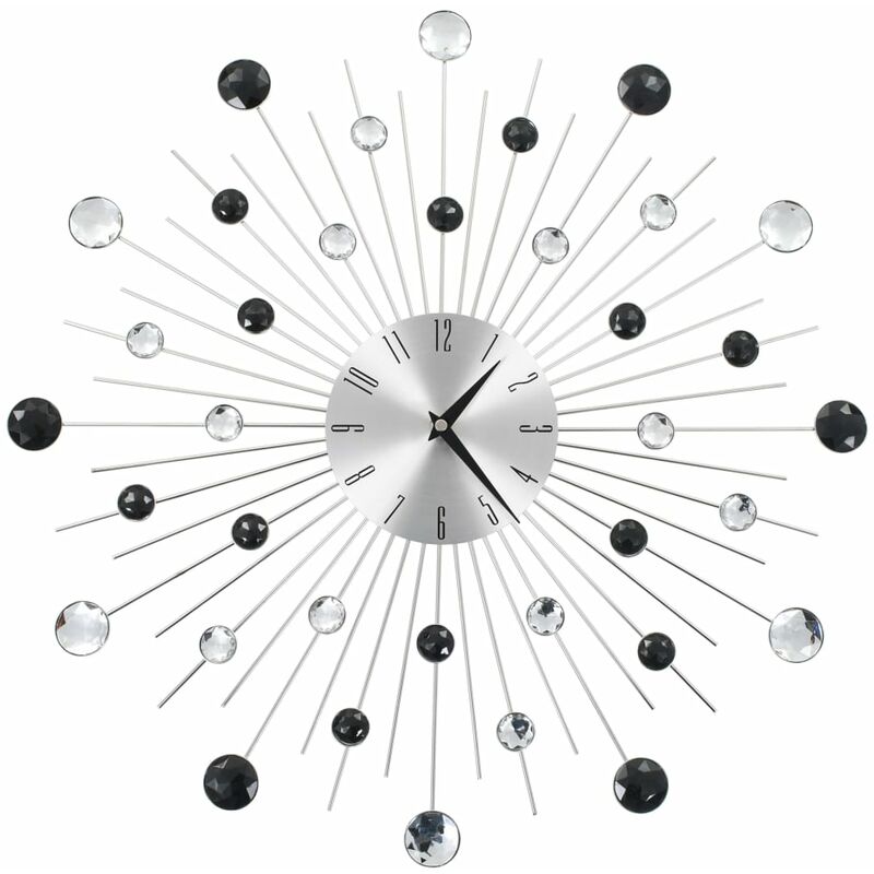 

Happyshopping - Reloj de pared con movimiento de cuarzo diseno moderno 50 cm