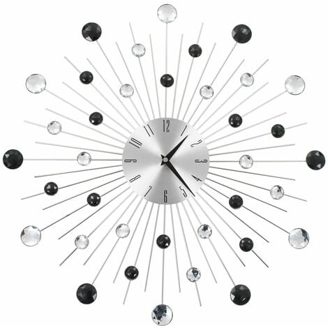 Reloj de pared con movimiento de cuarzo diseño moderno 50 cm vidaXL