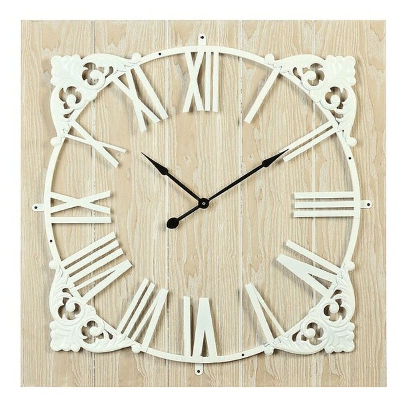 

Reloj de Pared Cuadrado Marrón (58 x 58 x 4,5 cm)