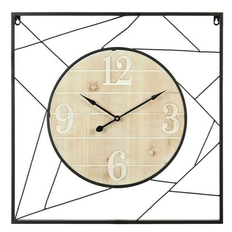 

BHD - Reloj de Pared Cuadrado Marrón (60 x 60 x 4 cm)