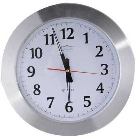 Reloj de pared de acero de 38 cm Ladydoc 07151