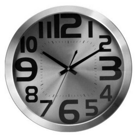 Reloj de pared de aluminio de 35 cm Ladydoc 07800