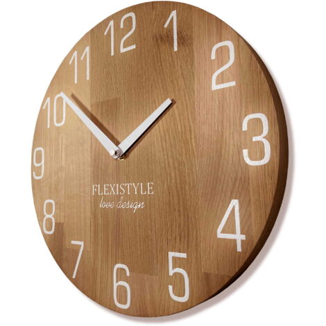 Reloj de pared de madera NATUR 30 cm
