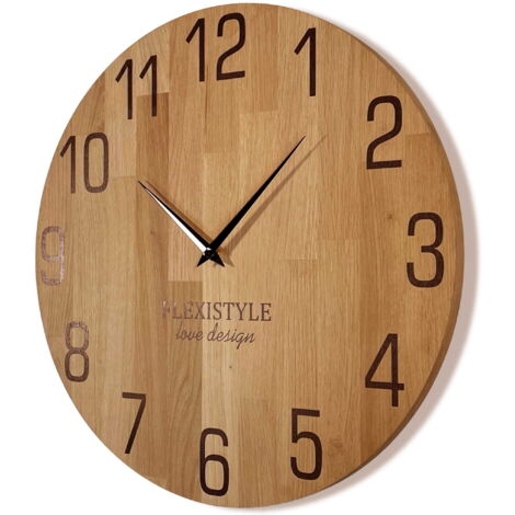 Reloj de pared de madera NATUR 50 cm