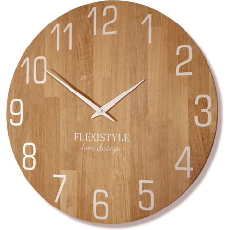 Reloj de pared de madera NATUR 50 cm
