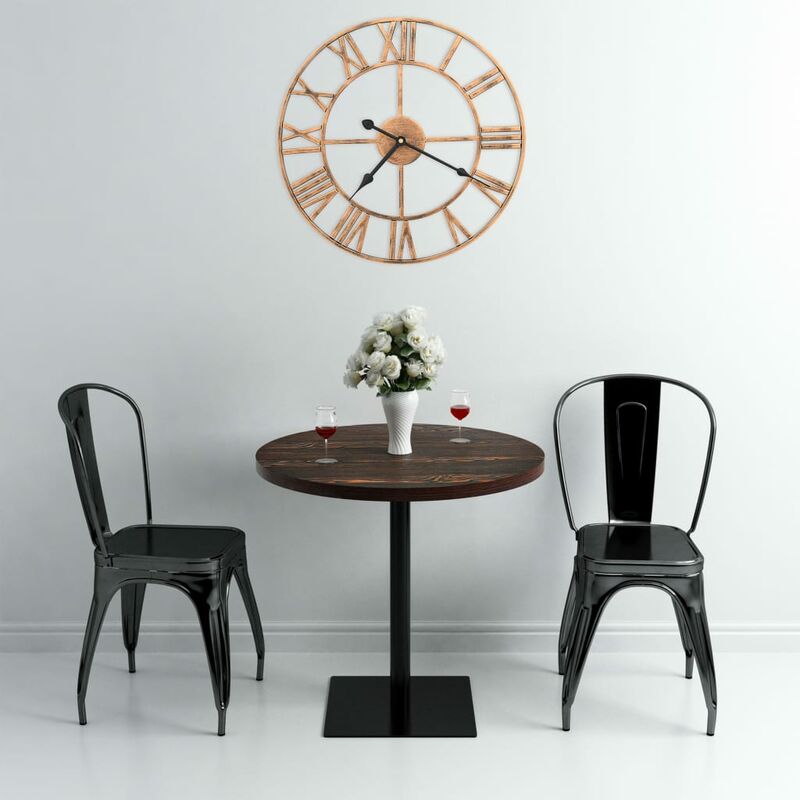 

Happyshopping - Reloj de pared de metal dorado 40 cm
