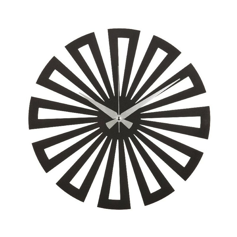 

Reloj de Pared - Decorativo - para Sala de Estar, Dormitorio - Negro en Acero, 50 x 0,2 x 50 cm