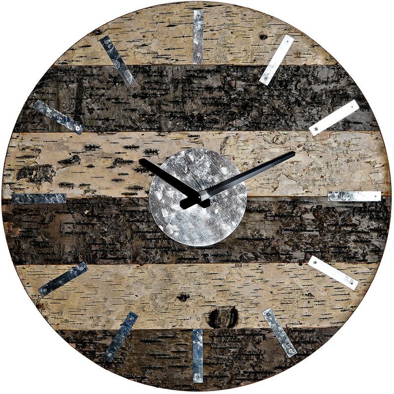 

BHD - Reloj de Pared DKD Home Decor Metalizado Madera Metal (40 x 3.6 x 40 cm)