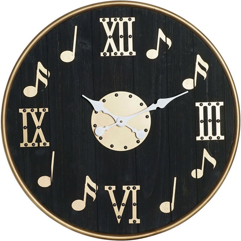 

Reloj de Pared DKD Home Decor Musical Hierro Madera MDF (60 x 4 x 60 cm)