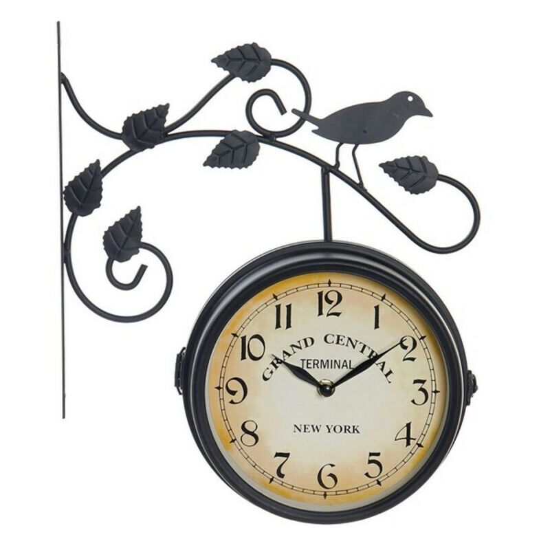 

Reloj de Pared DKD Home Decor Negro Metal (31 x 9 x 58 cm)