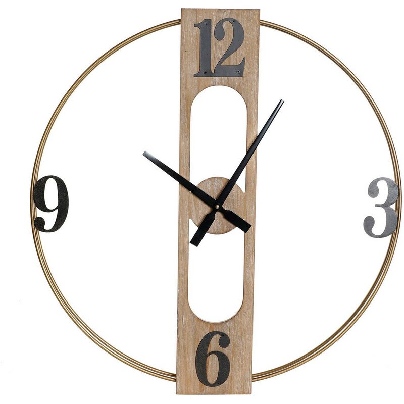 

Reloj de Pared DKD Home Decor Vintage Negro Metal Madera MDF (58 x 4.5 x 58 cm)