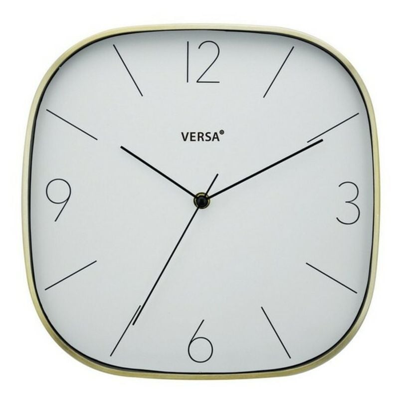 

Reloj de Pared Dorado Aluminio (4,3 x 29 x 29 cm)