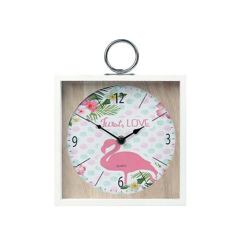 

Reloj de pared flamenco rosa (20 x 5 x 20 cm) 110822 - Rogal