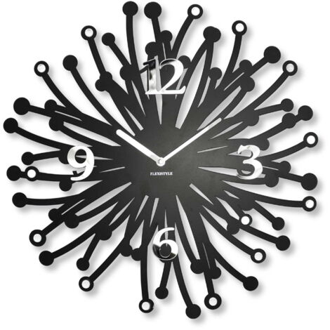 Reloj de pared grande de metal Finezza de 50 cm