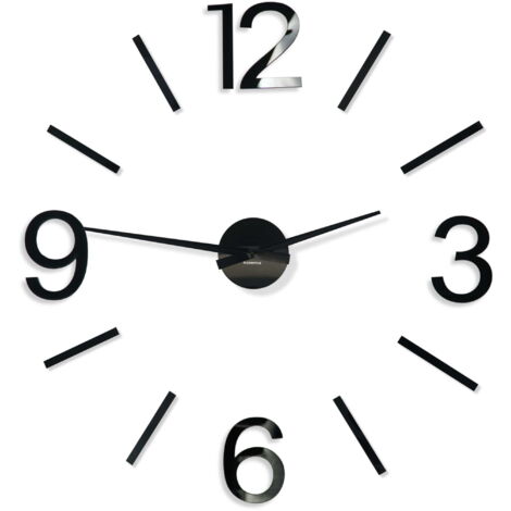 Reloj de pared grande para armar, ideal para niños de 100 a 130 cm.