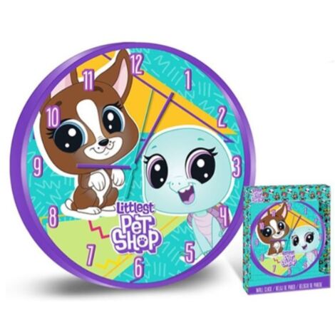 Reloj de pared infantil de Littlest Pet Shop